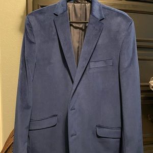 Kenneth Cole blue velvet sport jacket